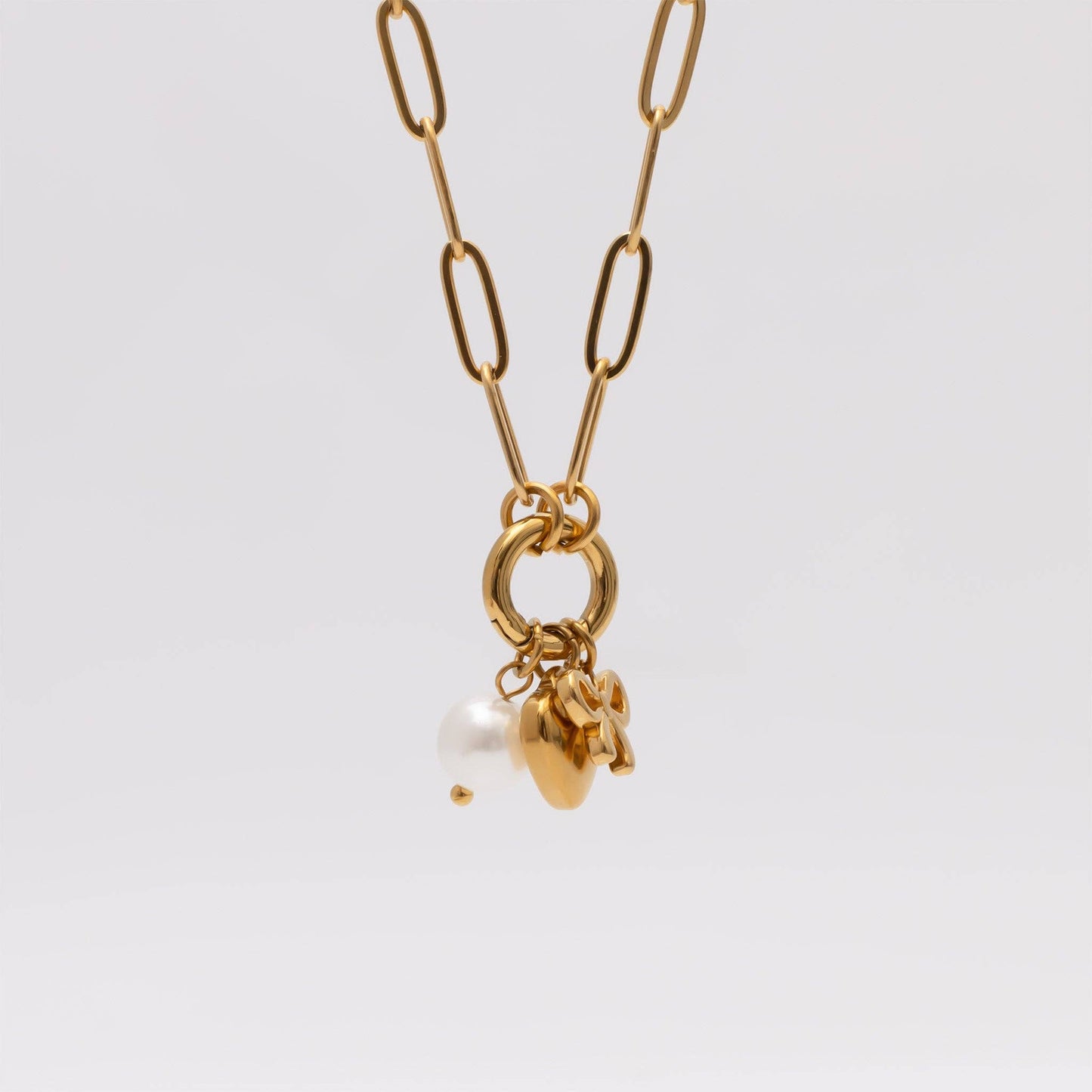 Bow Interchangeable Charm Necklace