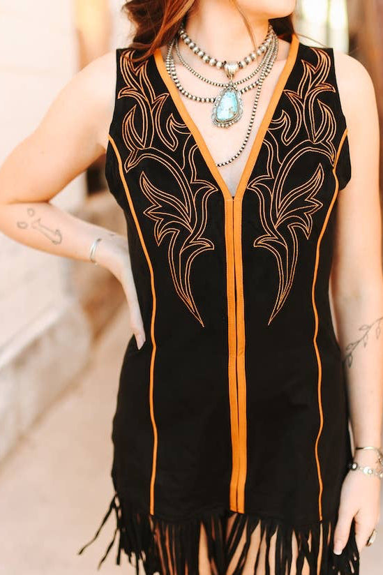 The Cora Fringe Dress