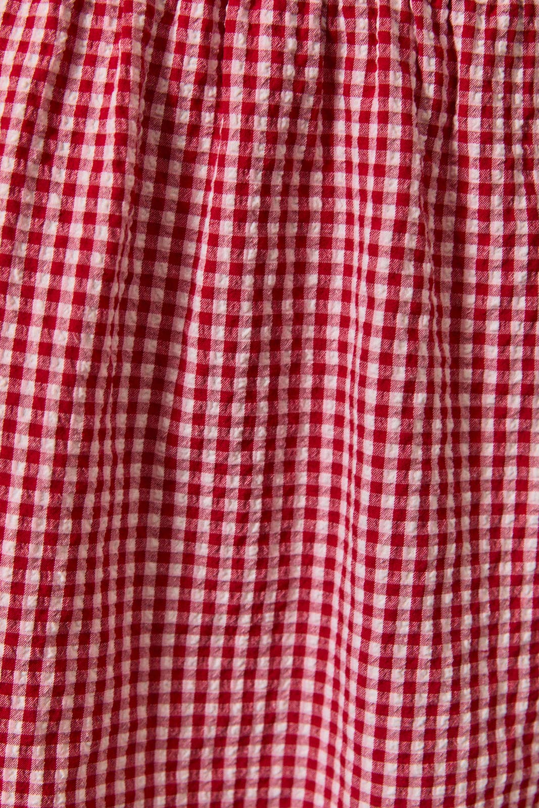 BOAT NECK SMOCKING BODICE LOW WAIST ROMPER
