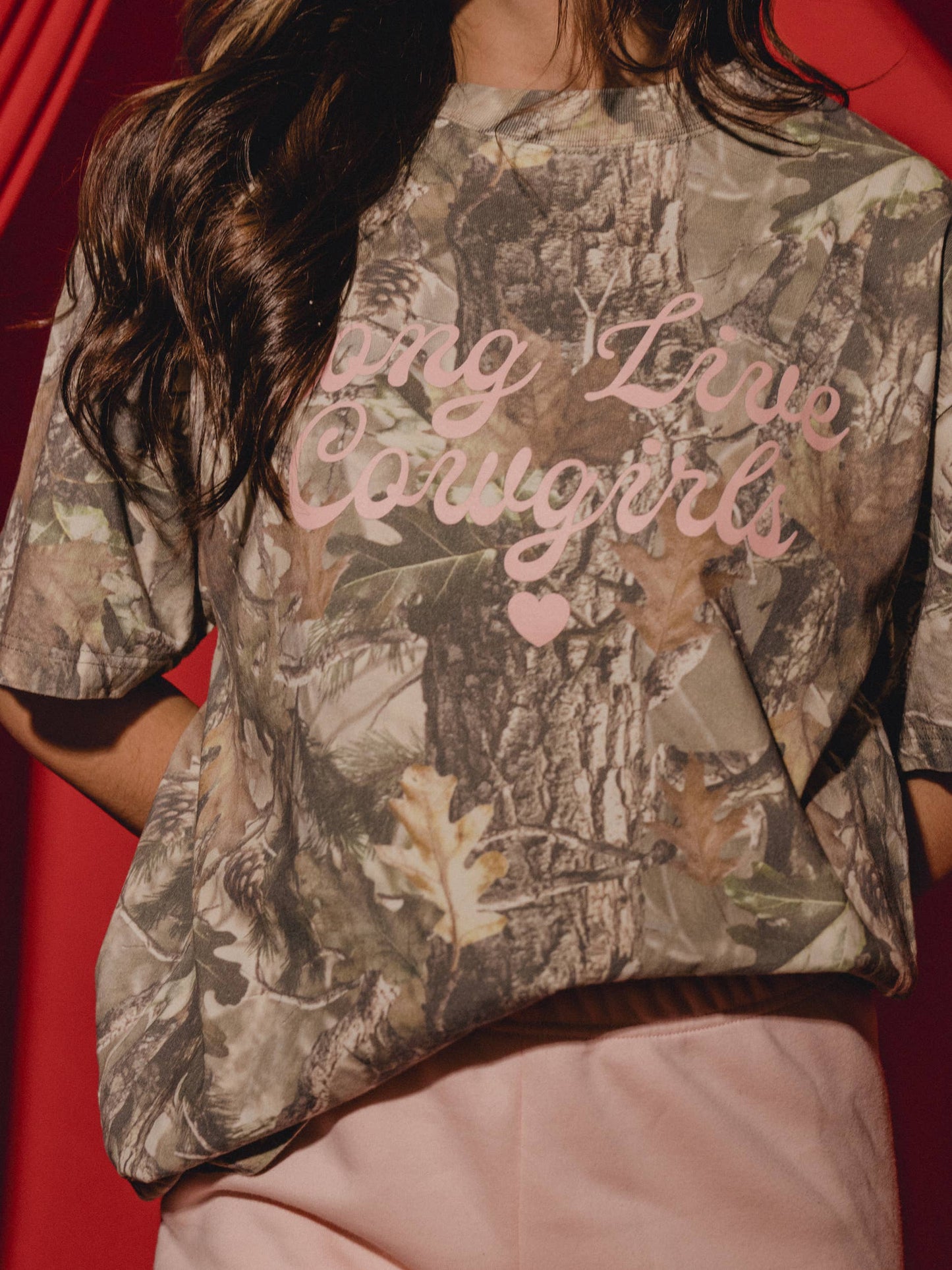 Long Live Cowgirls Camo Tee