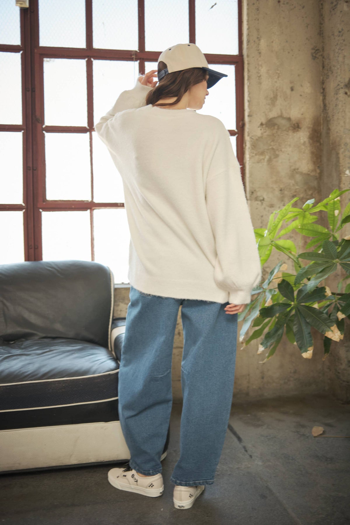 Oversized Teddy Bear Sweater