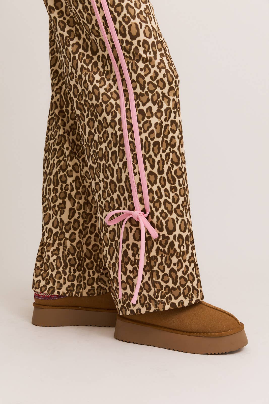 Leopard Print Track Pant