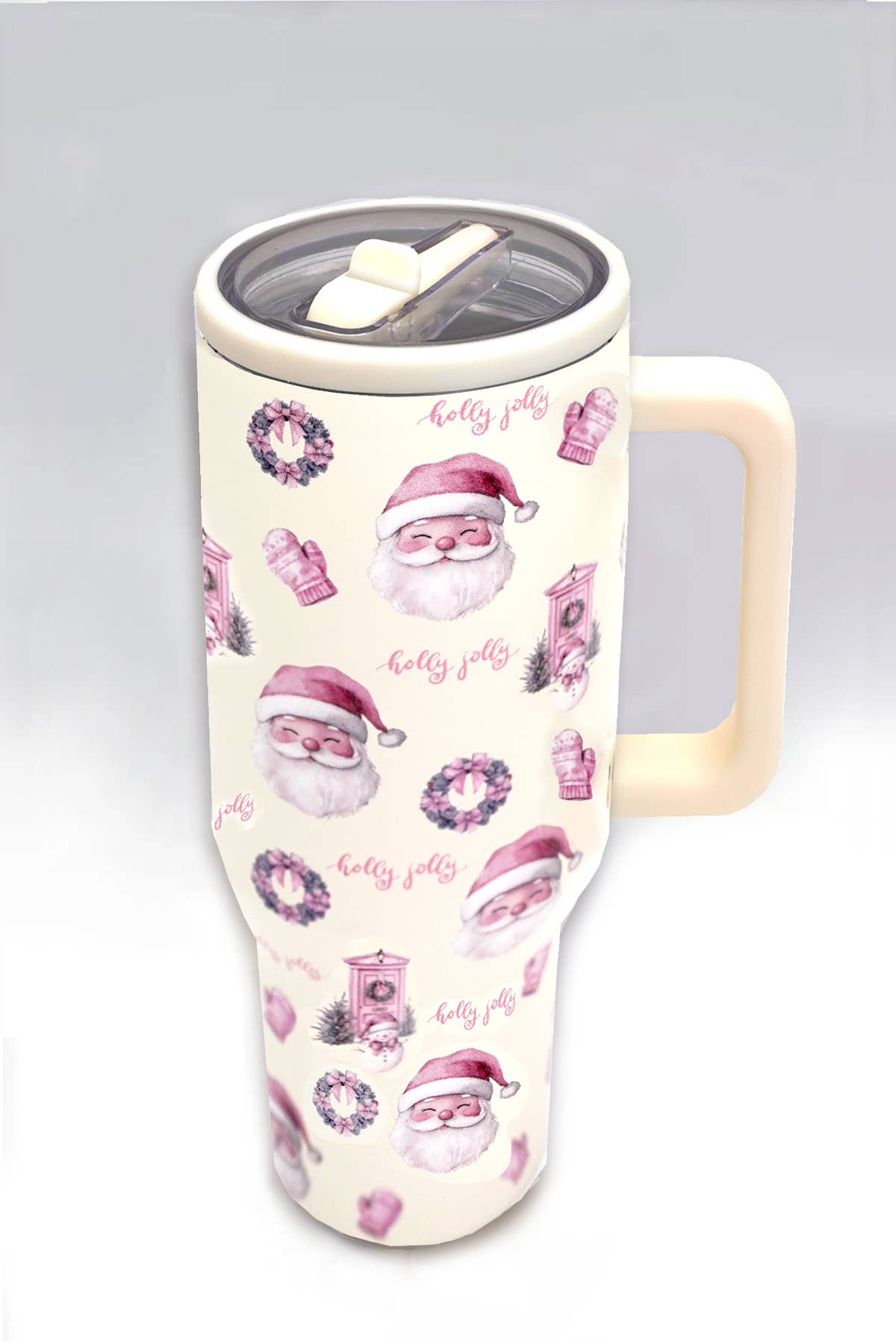 40oz Tumbler Christmas Santa