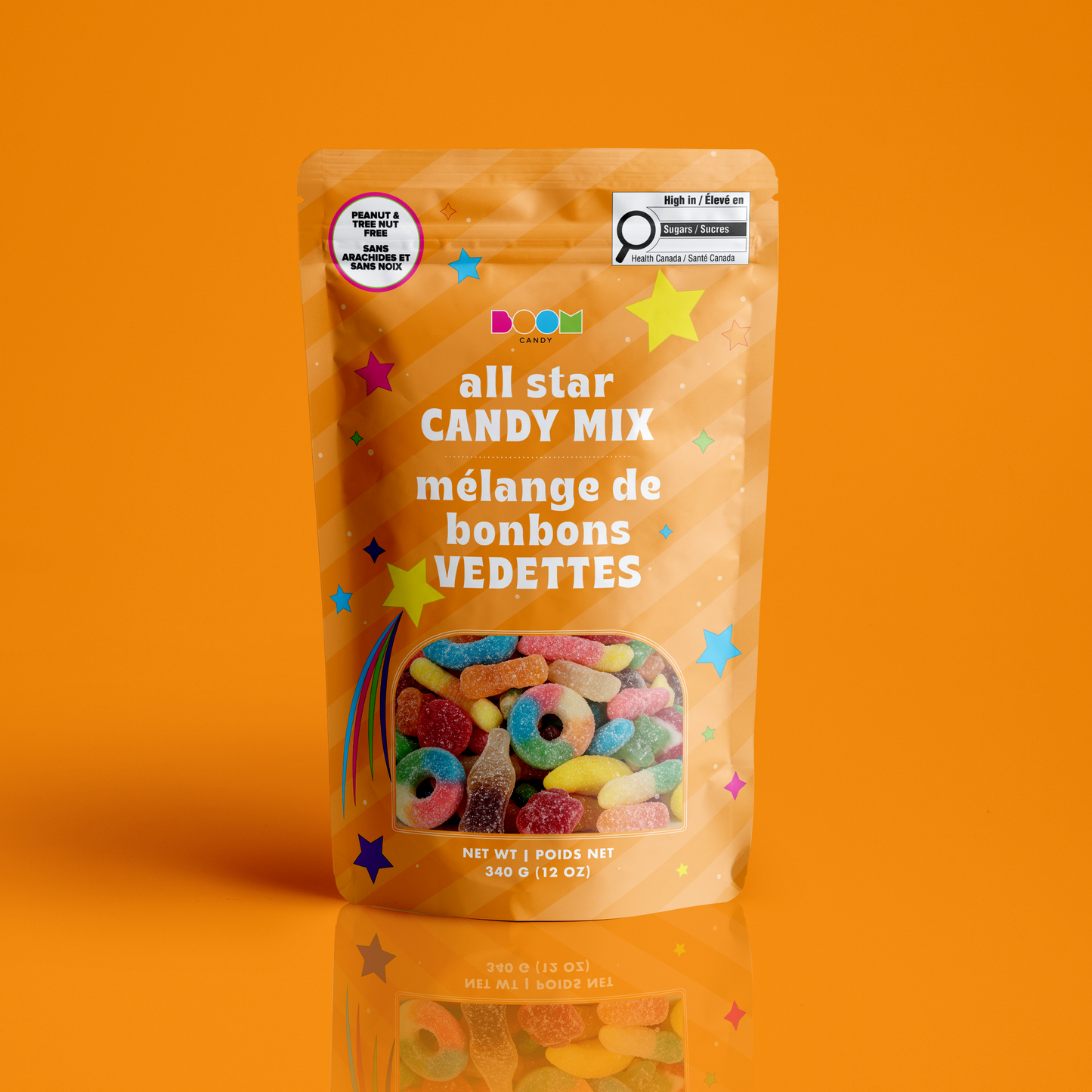 All Star Candy Mix | Assorted Sour & Gummy Candy | 340 g