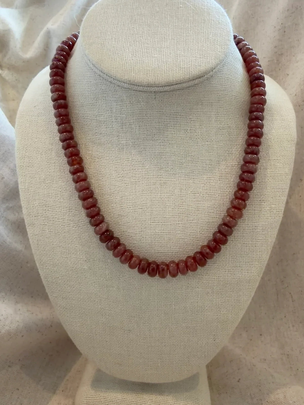 Rootbeer Chunky Beaded Necklace