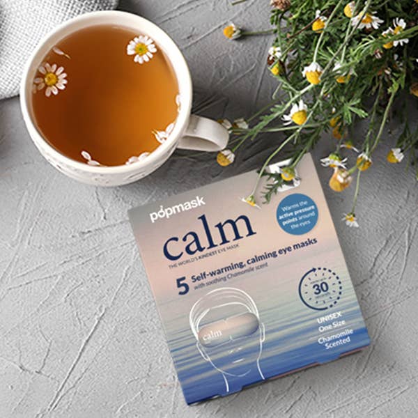 Calm Self-warming Chamomile Scented Sleep Masks (5-pack)