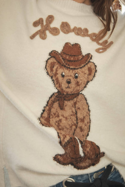 Oversized Teddy Bear Sweater