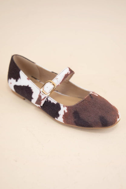 Cowprint flats