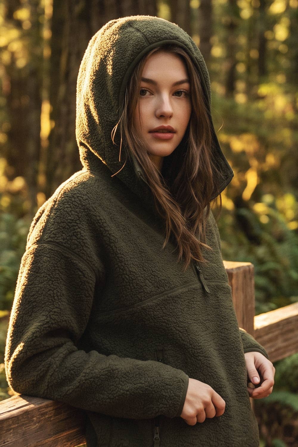 Sherpa Half-Zip Hoodie