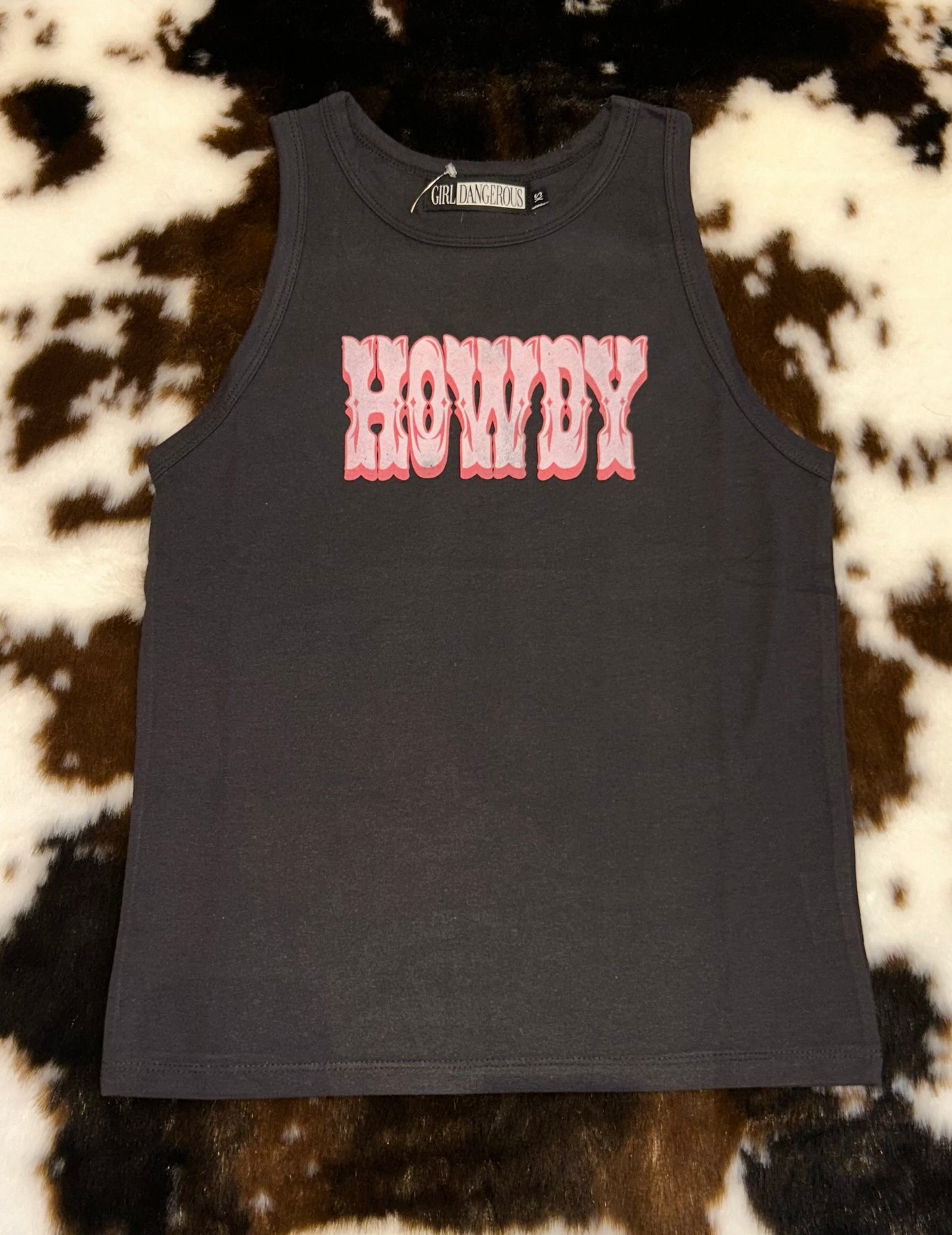 Howdy High Neck Tank