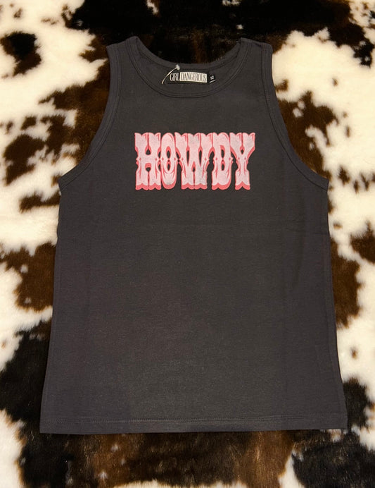 Howdy High Neck Tank