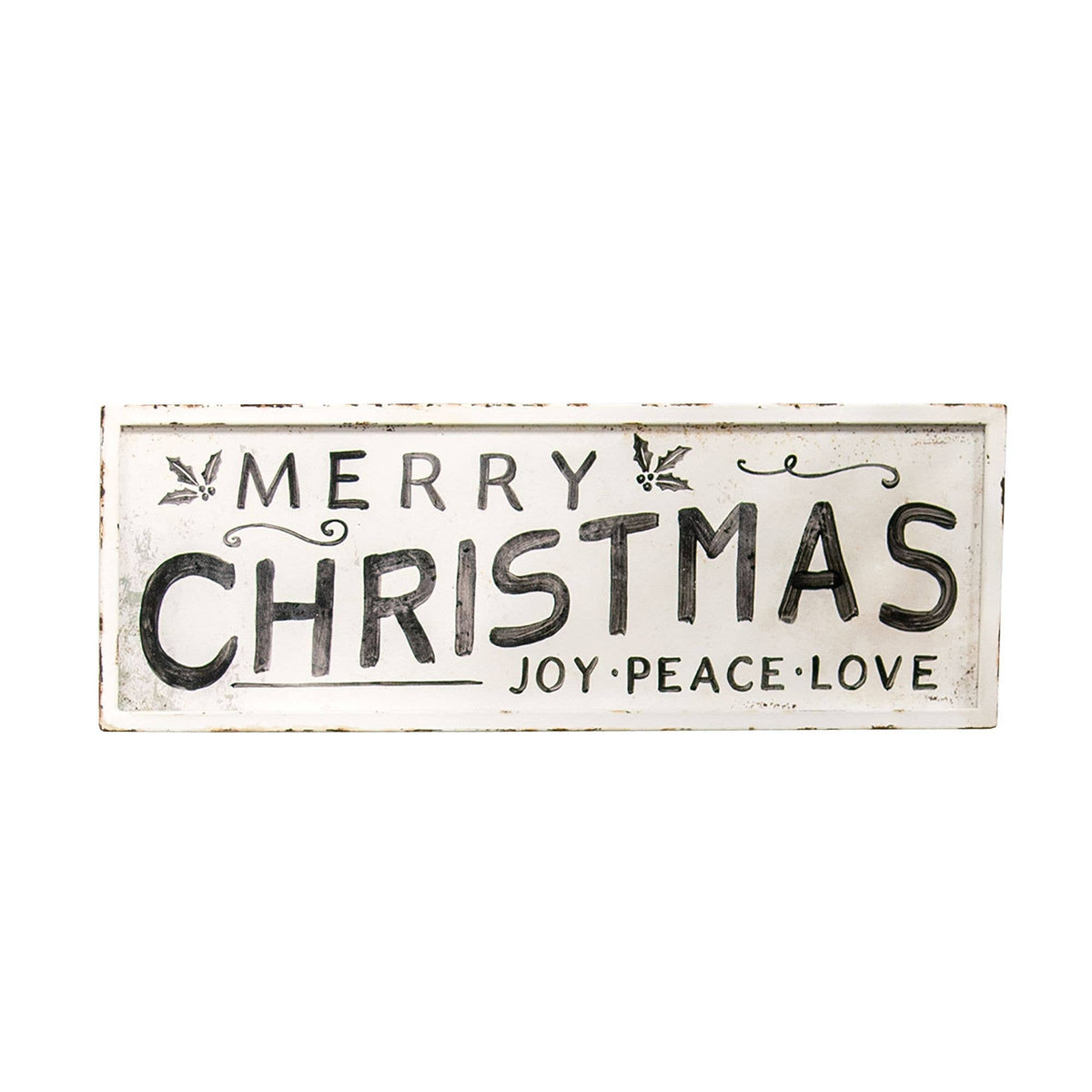 Merry Christmas, Joy Peace Love Sign