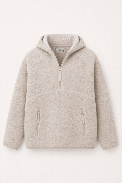 Sherpa Half-Zip Hoodie
