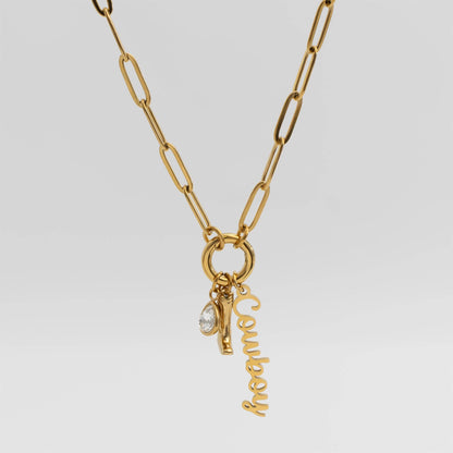 Cowboy Interchangeable Charm Necklace