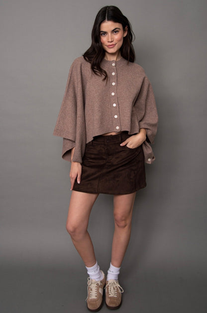 Missy Faux Suede Mini Skirt