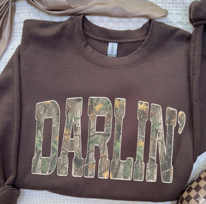 Wood Camo Darlin' Sweatshirt