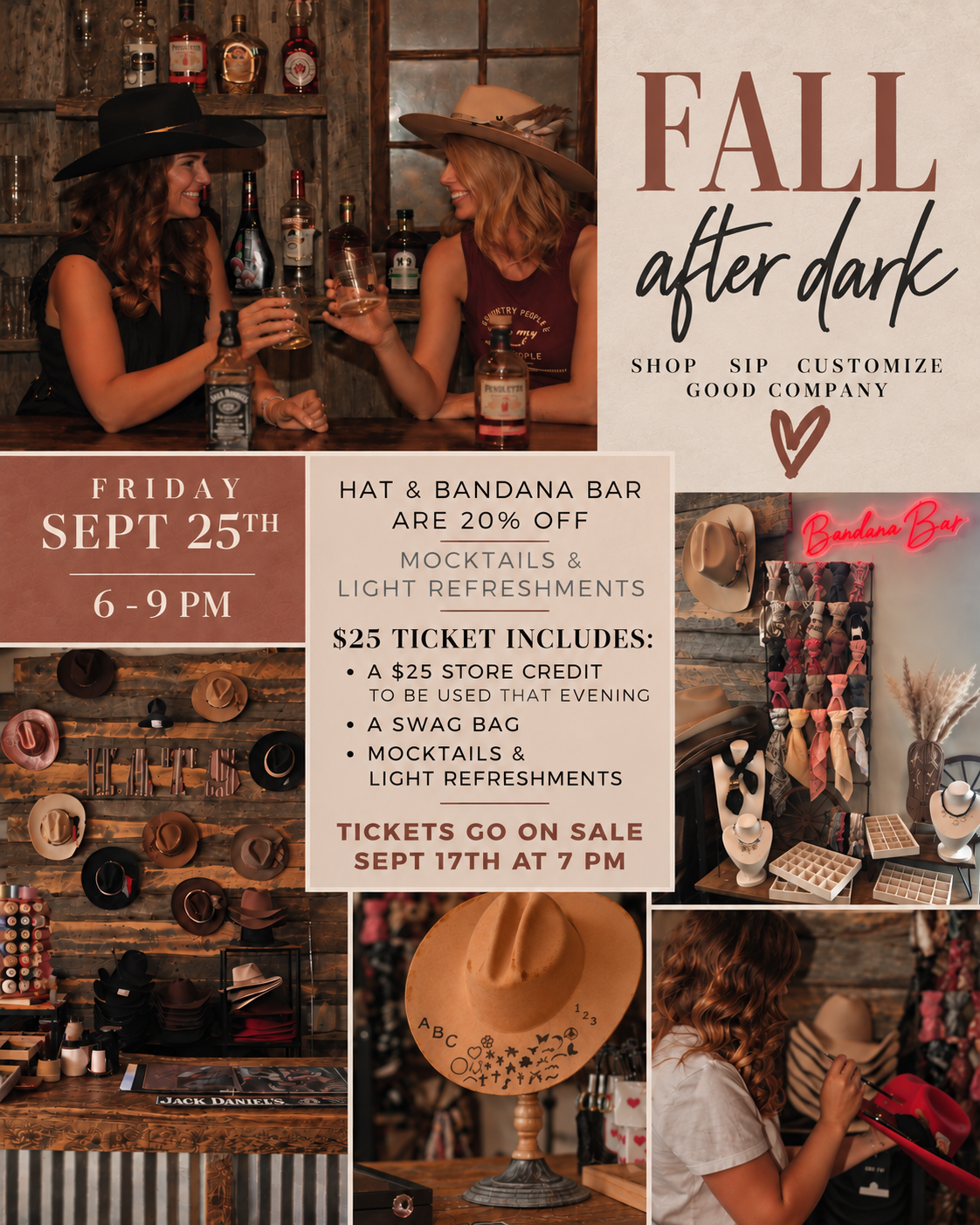 Fall After Dark Event (Hat Bar Ticket)