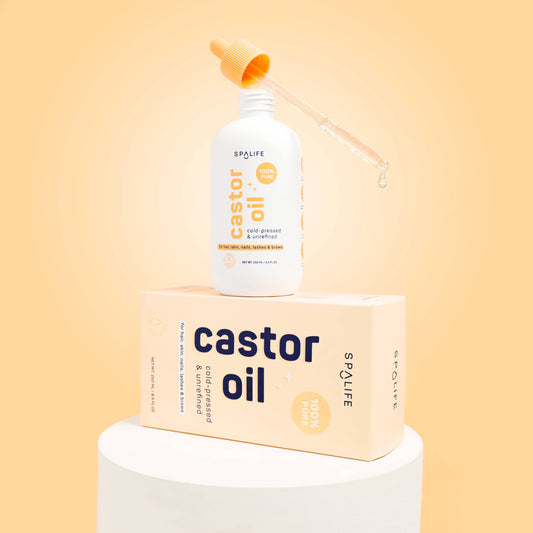 Castor Oil 100% Pure For Hair Skin Lashes