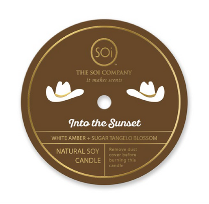 Into the Sunset (Cowboy Hat) Icon 12oz Candle