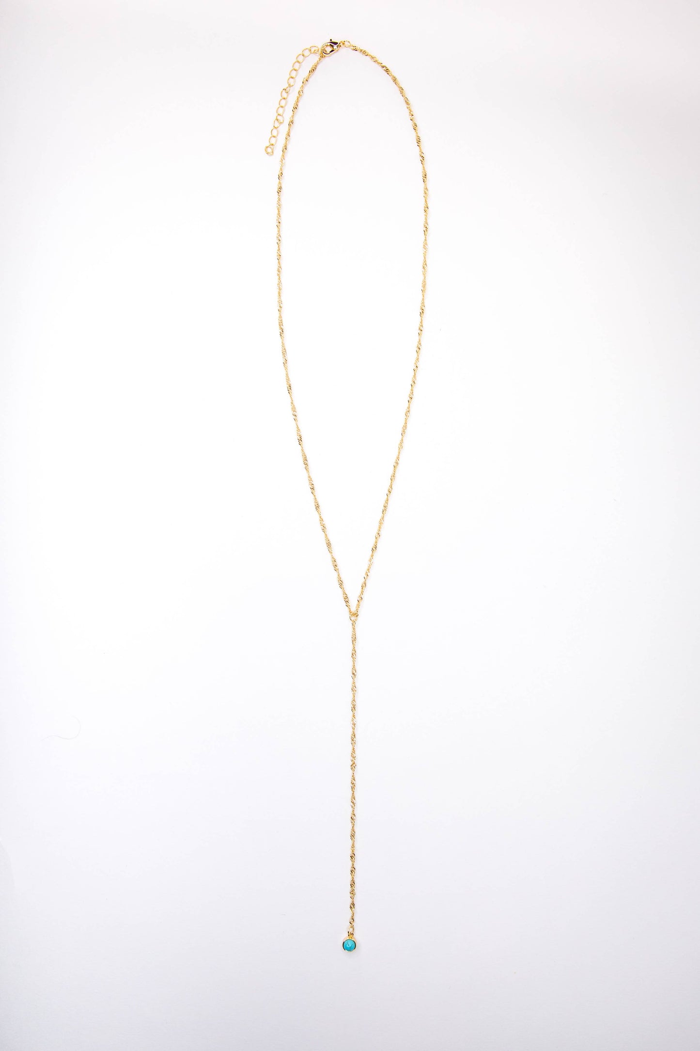 18K Gold Plated Chain Y Necklace