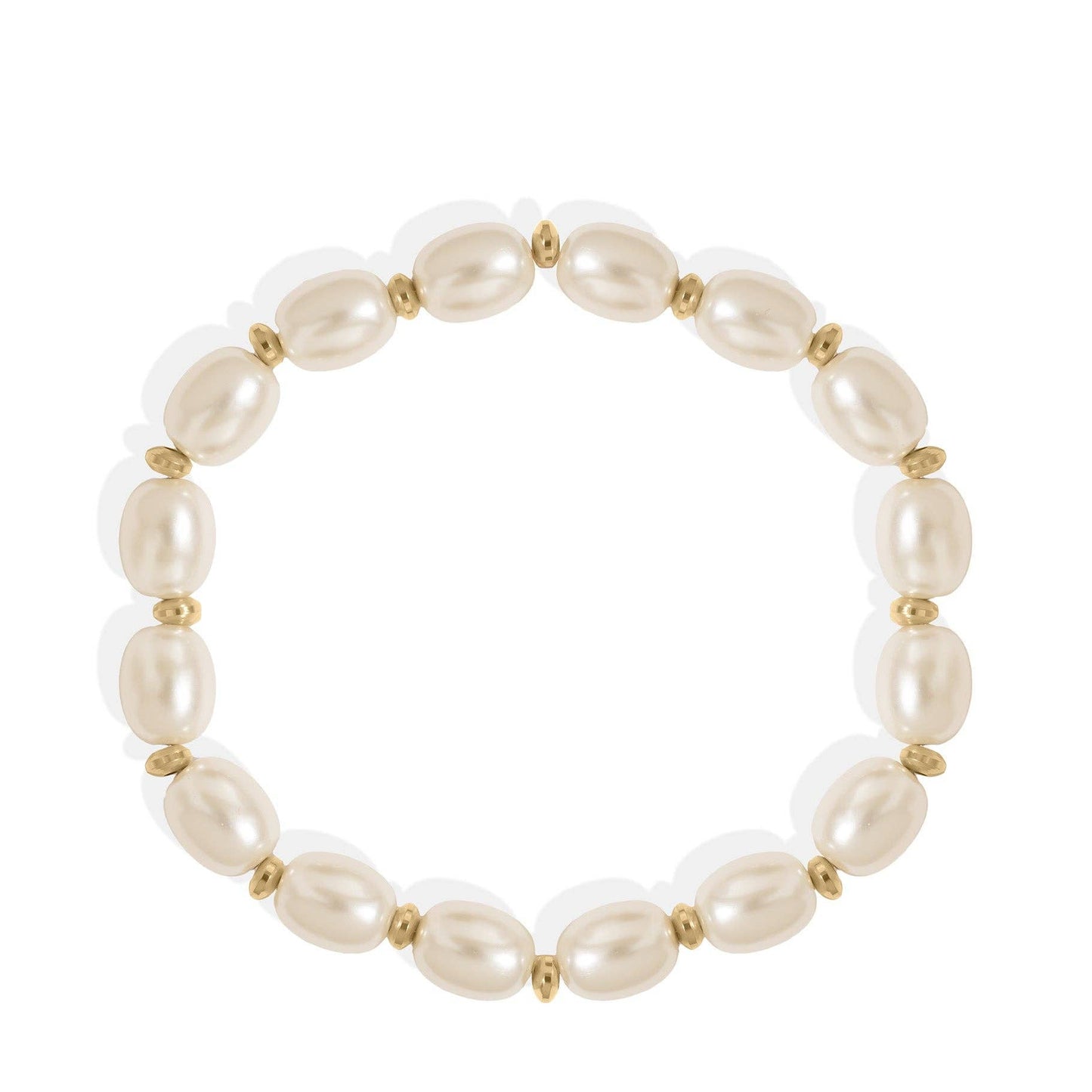 Large Pearl Stretch Bracelet