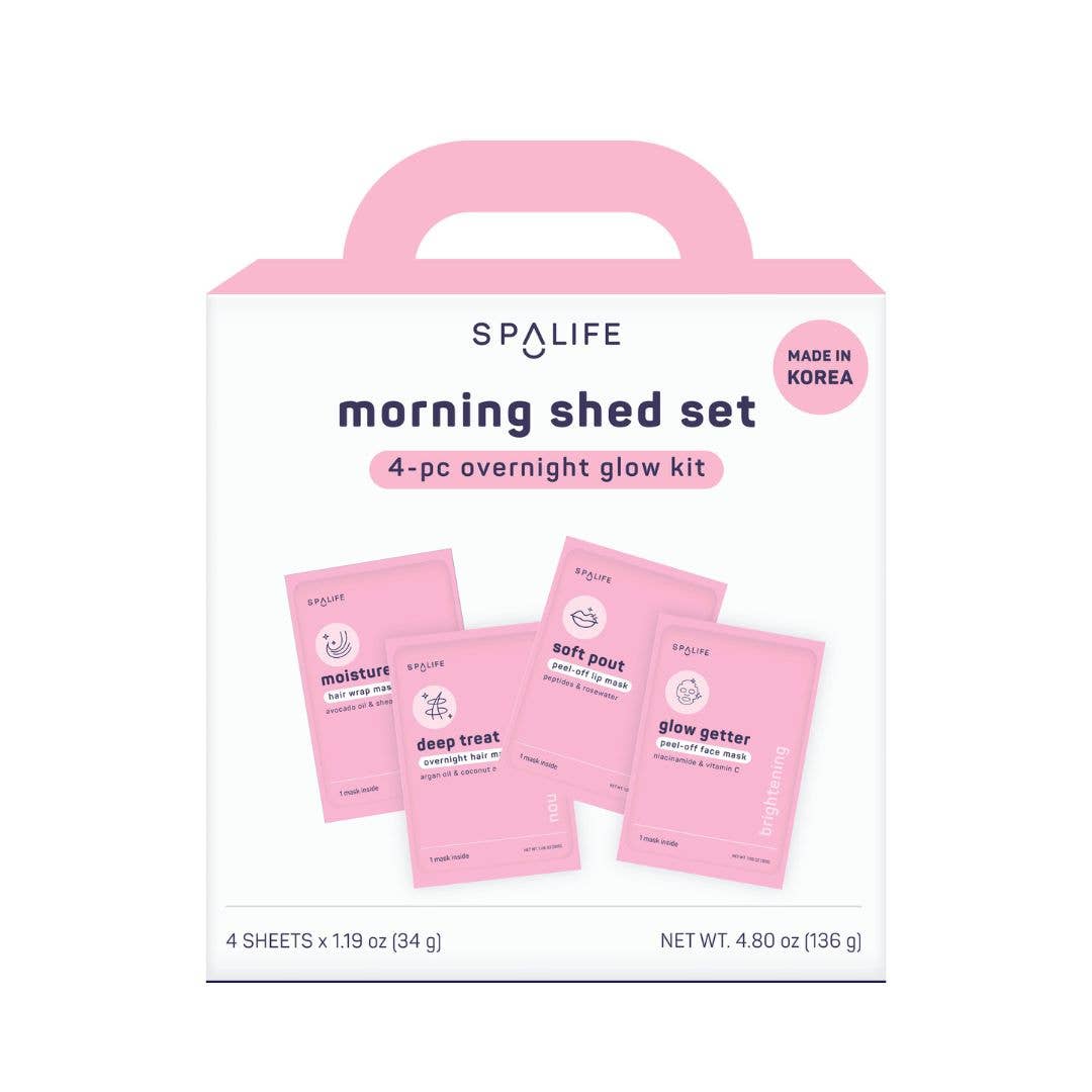 Morning Shed Self-Care Set  – 4pc Overnight Korean Glow Set