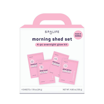 Morning Shed Self-Care Set  – 4pc Overnight Korean Glow Set