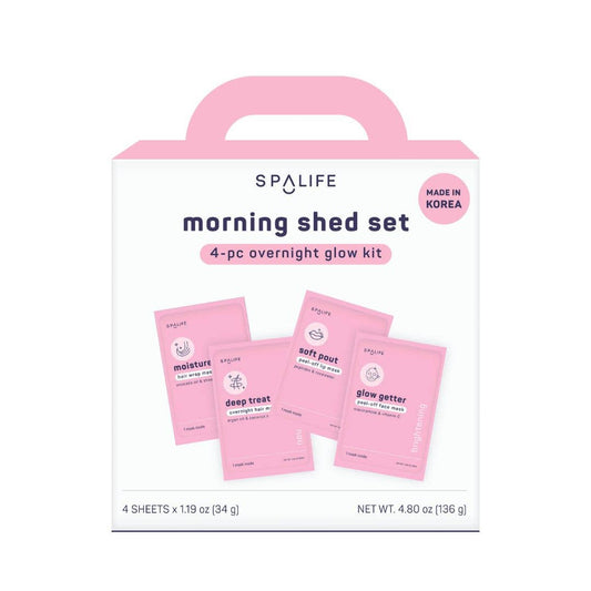 Morning Shed Self-Care Set  – 4pc Overnight Korean Glow Set