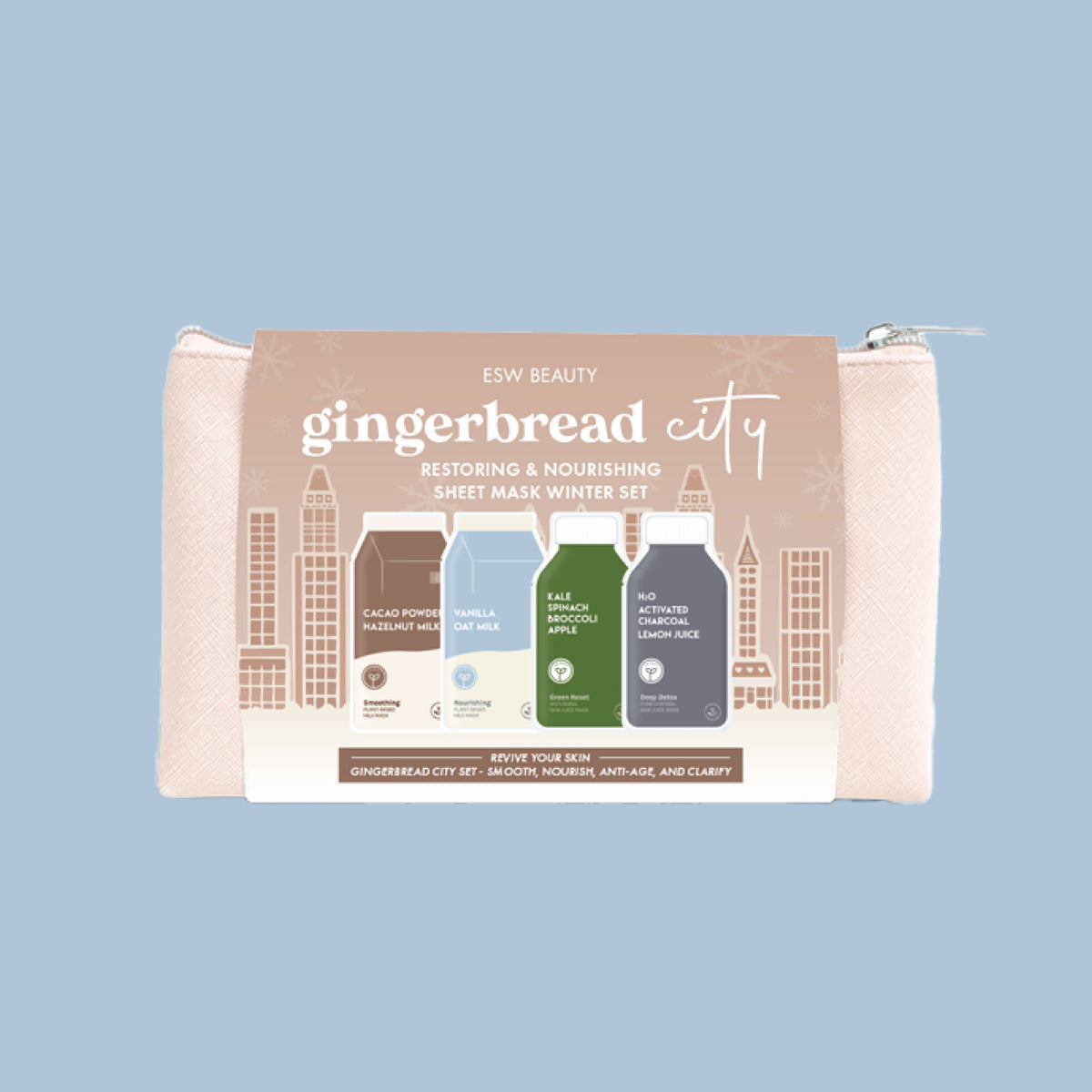 Gingerbread City Restoring & Nourishing Sheet Mask Winter Kit