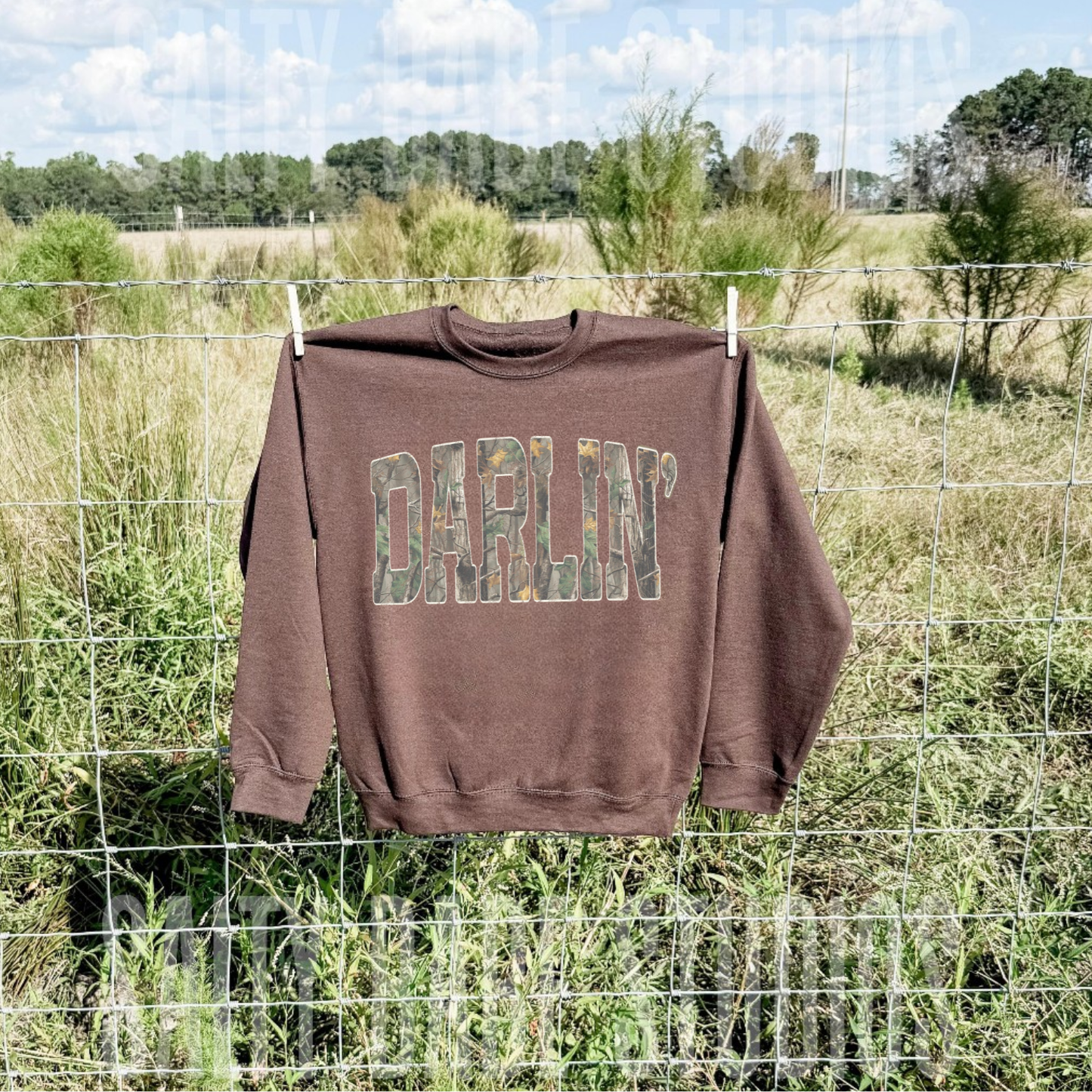 Wood Camo Darlin' Sweatshirt