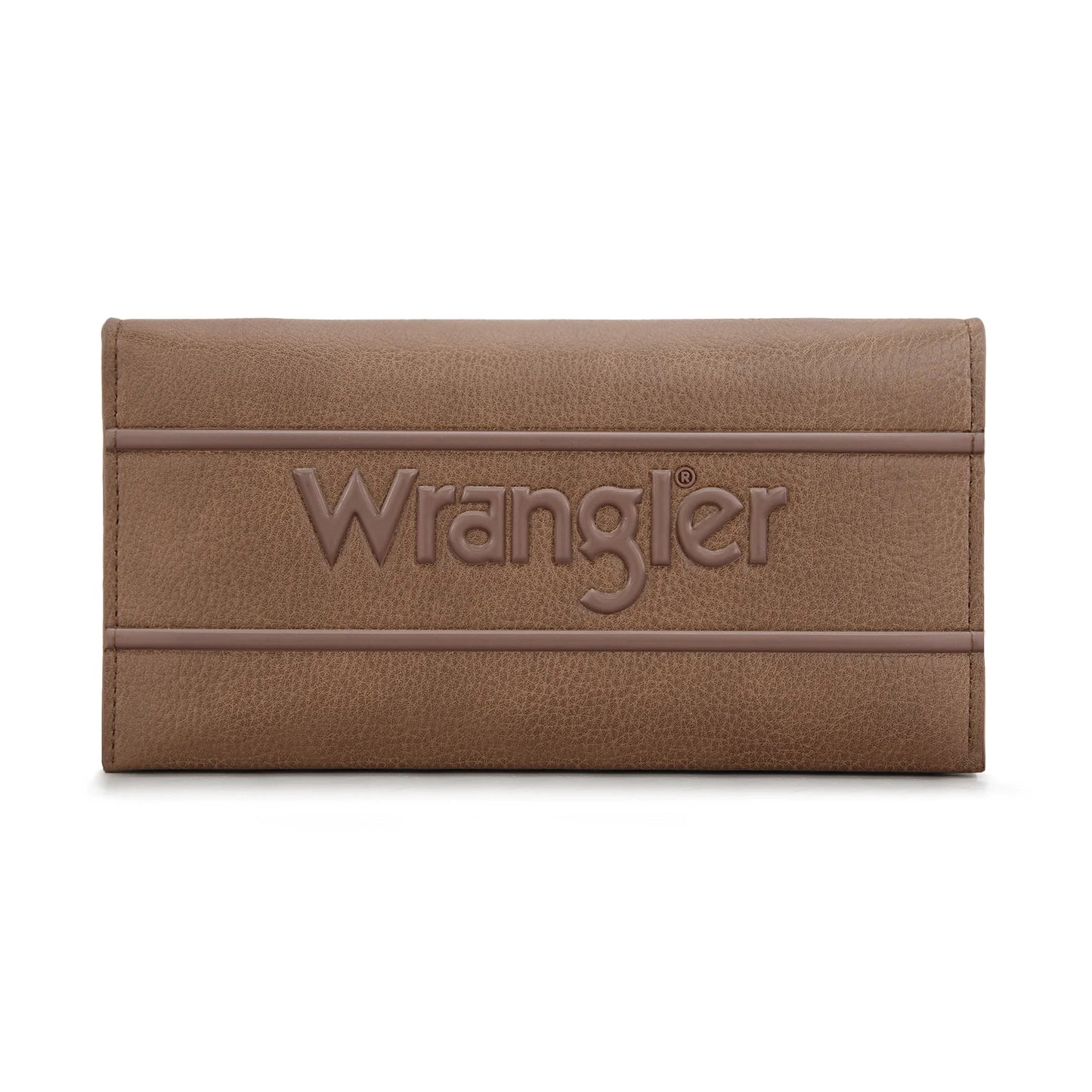 Wrangler Long Wallet with Detachable Zipper Pocket