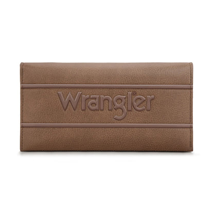Wrangler Long Wallet with Detachable Zipper Pocket