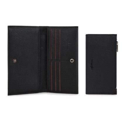 Wrangler Long Wallet with Detachable Zipper Pocket