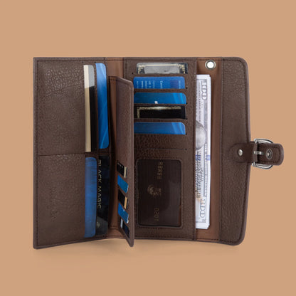 Wrangler Tri-fold Wallet/Wristlet With Detachable Credit Card Holder