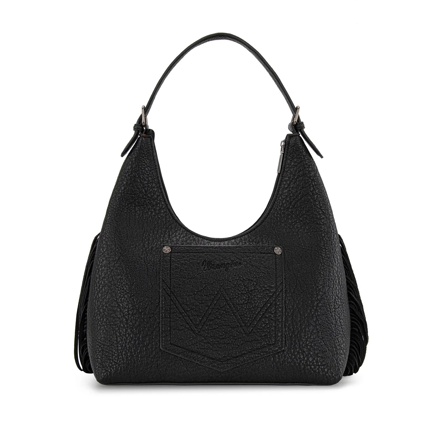 Wrangler Floral Tooled Fringe Shoulder Bag