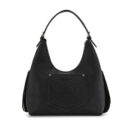 Wrangler Floral Tooled Fringe Shoulder Bag