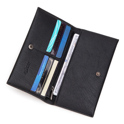 Wrangler Long Wallet with Detachable Zipper Pocket