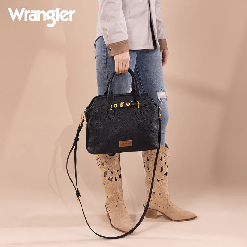 Wrangler Top Handle Crossbody Tote Bag