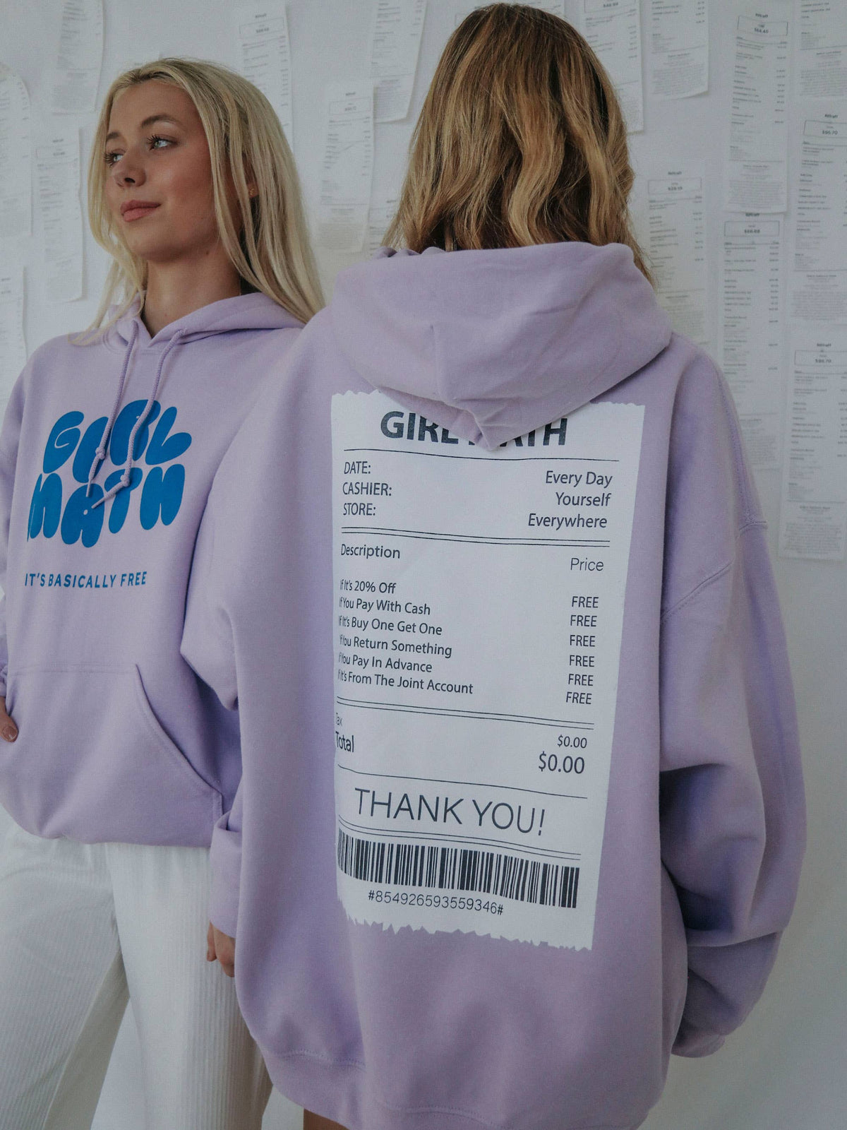 Girl Math Hoodie (FRONT + BACK)