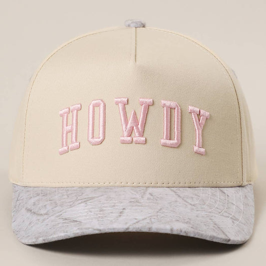 Howdy Two-Tone Trucker Hat