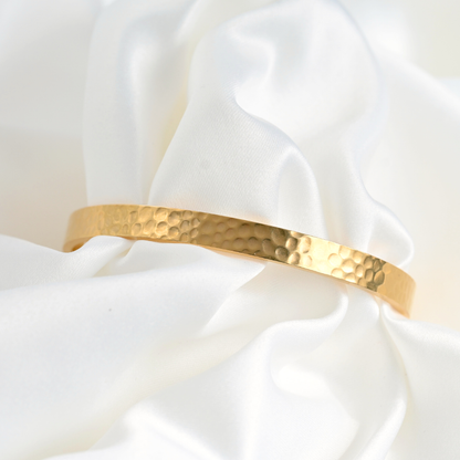 Slim Gold Cuff Bracelets - 3 piece set