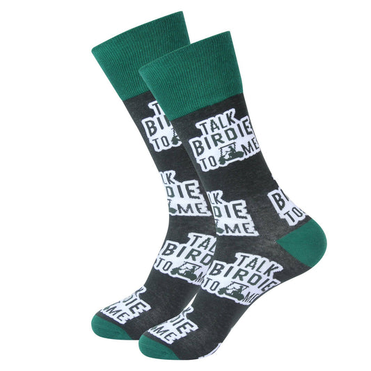 Talk Birdie To Me Golf Socks