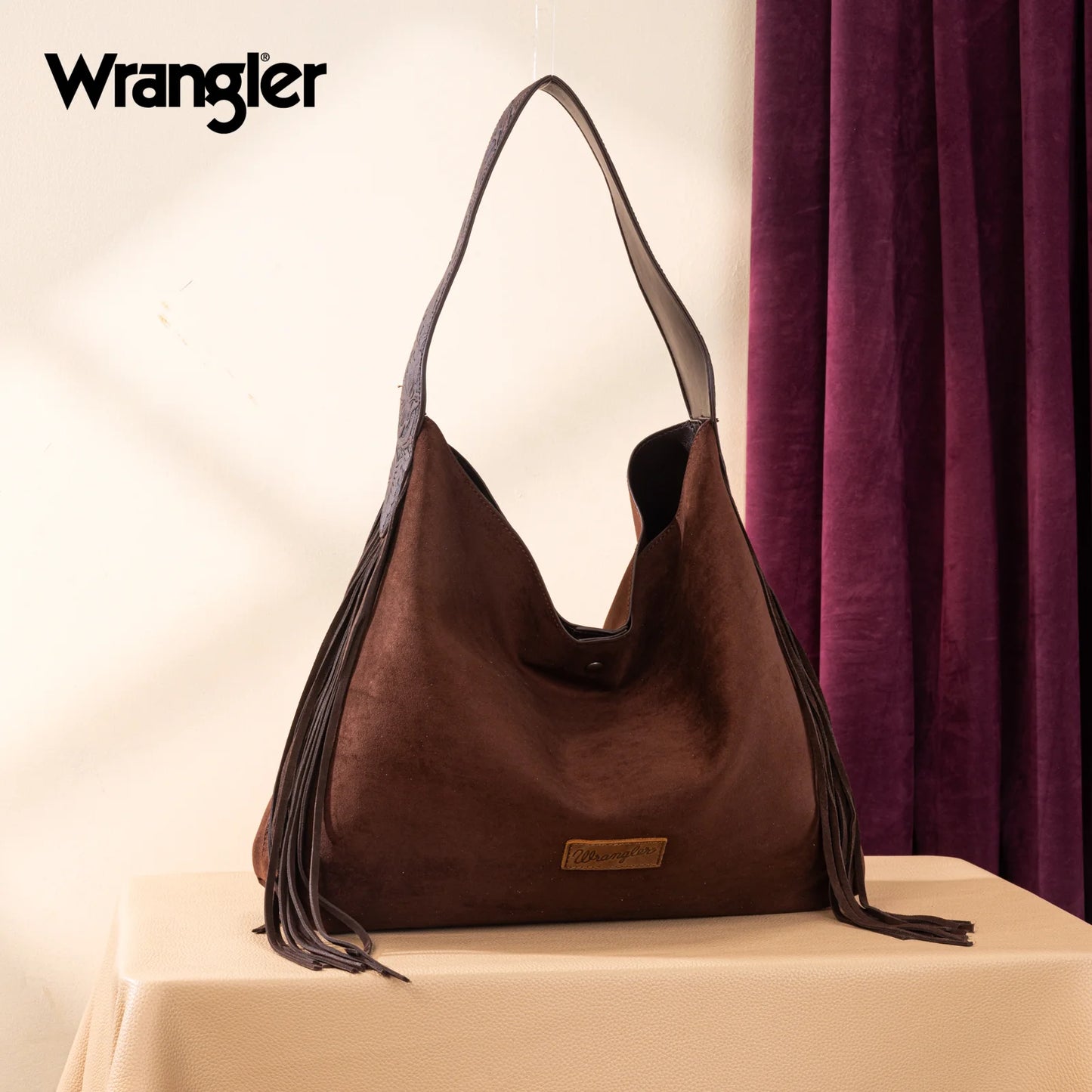 Wrangler Fringe Hobo Bag