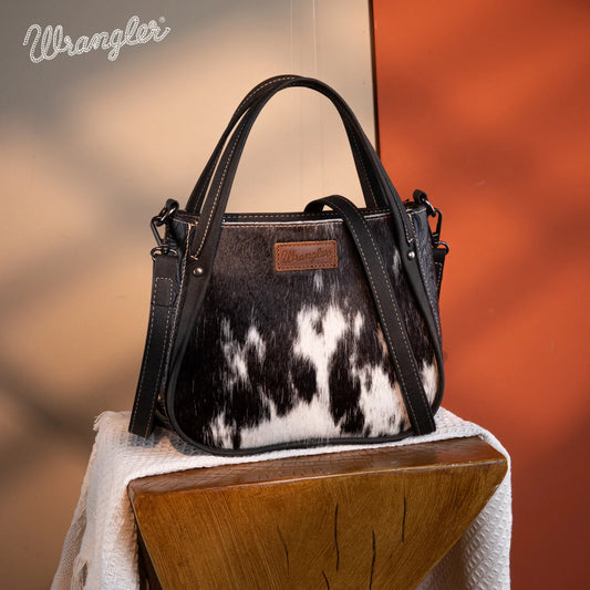 Wrangler Hair-On Cowhide Tote/Crossbody