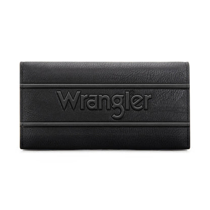 Wrangler Long Wallet with Detachable Zipper Pocket