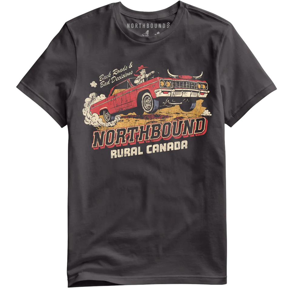 Back Roads and Bad Decisions Unisex Graphic Tee