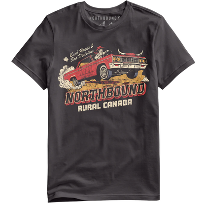 Back Roads and Bad Decisions Unisex Graphic Tee
