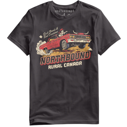 Back Roads and Bad Decisions Unisex Graphic Tee