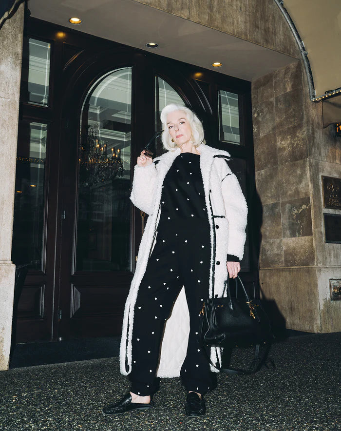 All Over Tiny Heart Oversized Jogger