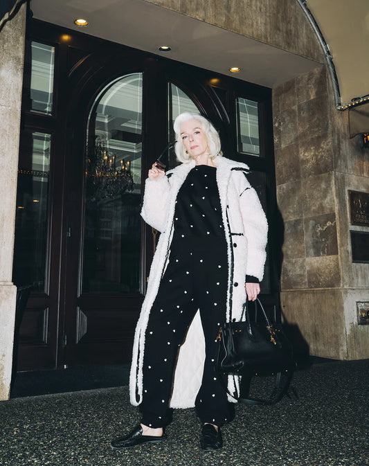 All Over Tiny Heart Oversized Jogger